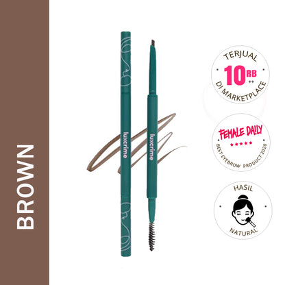 Luxcrime Slim Triangle Precision Brow Pencil - Brown