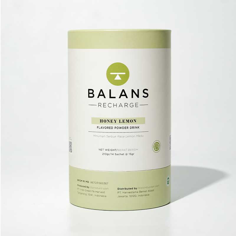 Balans Recharge Honey Lemon Fiber & Probiotics Drink| 210 g