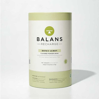 Balans Recharge Honey Lemon Fiber & Probiotics Drink| 210 g