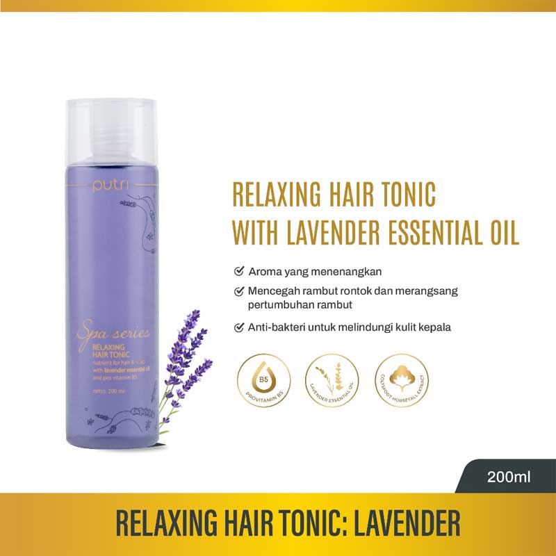 Putri Relaxing Hair Tonic With Lavender Essential Oil 200ml