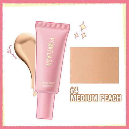 Pinkflash F03 Lasting Matte Foundation #4 Medium Peach