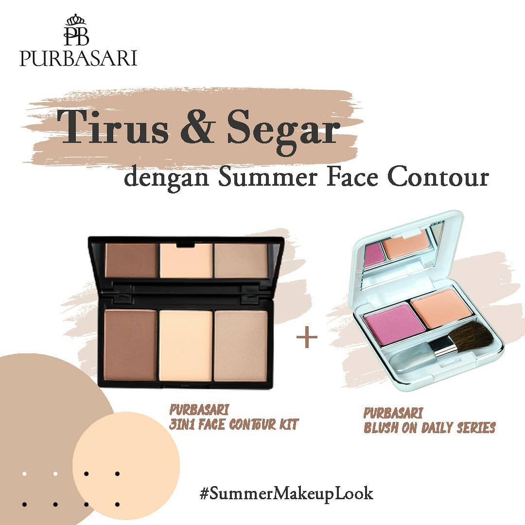 Purbasari 3in1 Face Contour Kit | 12 g