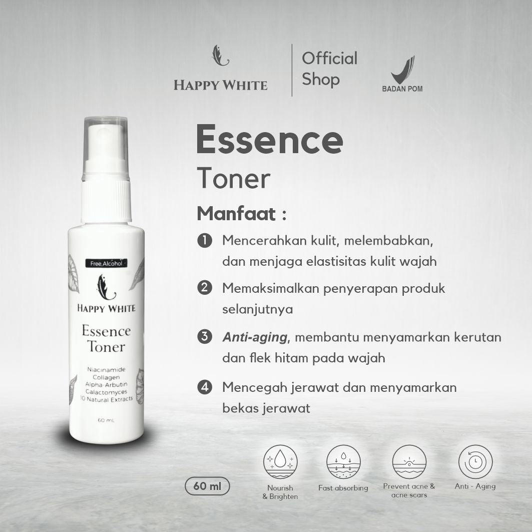 Happy White 2in1 Essence Toner 60ml