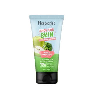 HERBORIST Juice For Skin Exfoliating Gel Scrub Apple Brocolli 150ml