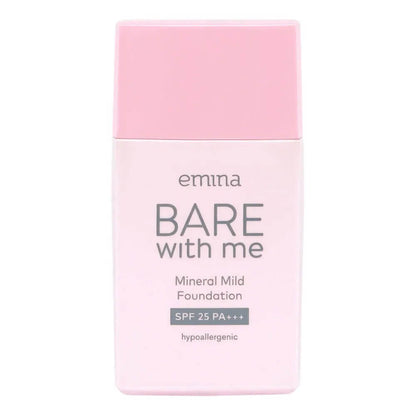 Emina Bare With Me Mineral Mild Foundation - 02 Natural | 30 ml