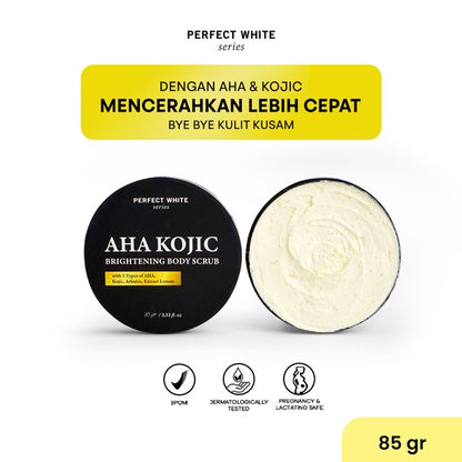 Perfect White AHA Kojic Brightening Body Scrub| 85g