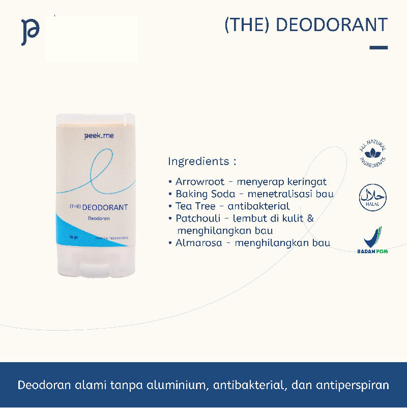 Peek Me Naturals The Deodorant | 15 g