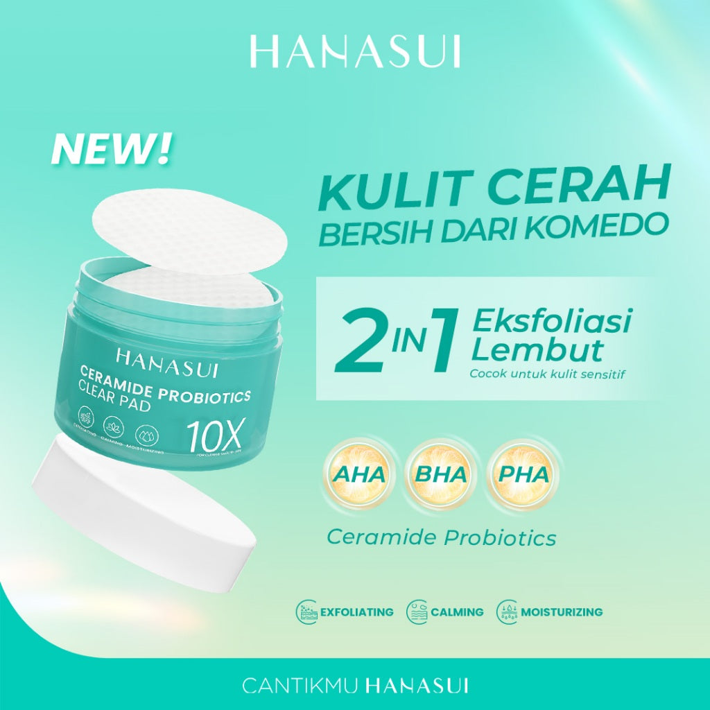 HANASUI Ceramide Probiotics Clear Pad | 80 gr