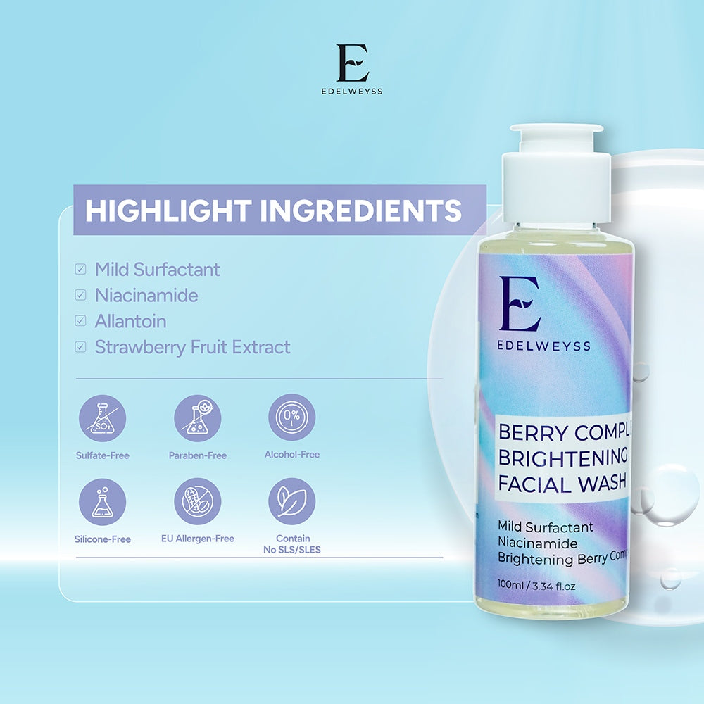 Edelweyss Berry Complex Brightening Facial Wash | 100ml