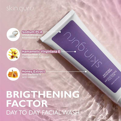 Skin.guru Brightening Factor Day To Day Facial Wash | 130 ml