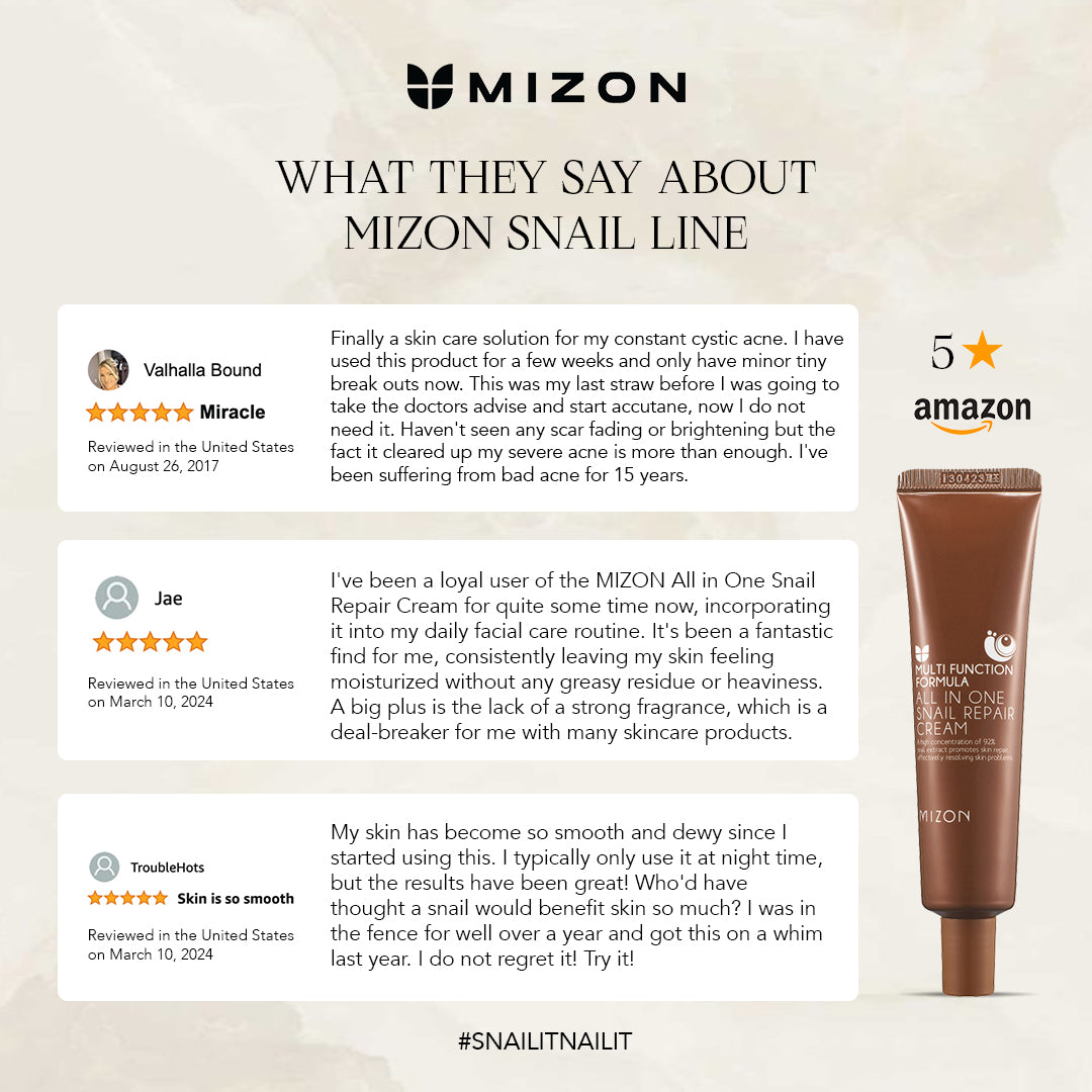 Mizon Krim Perbaikan Siput All In One 35 Ml