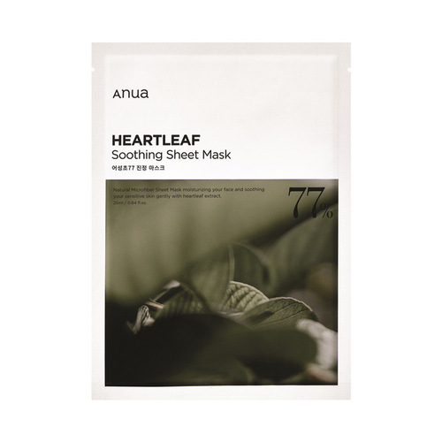 Anua Heartleaf 77% Soothing Sheet Mask 1set (1ea)