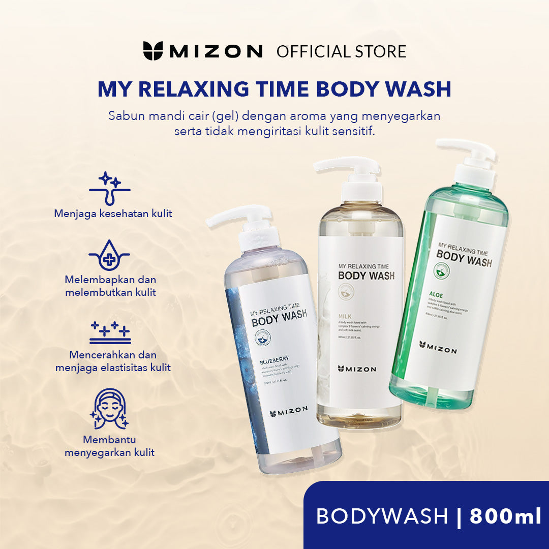 Mizon My Relaxing Time Body Wash [Milk]