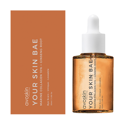 Avoskin Your Skin Bae Series Marine Collagen 10% + Gingseng Root Serum | 30 ml