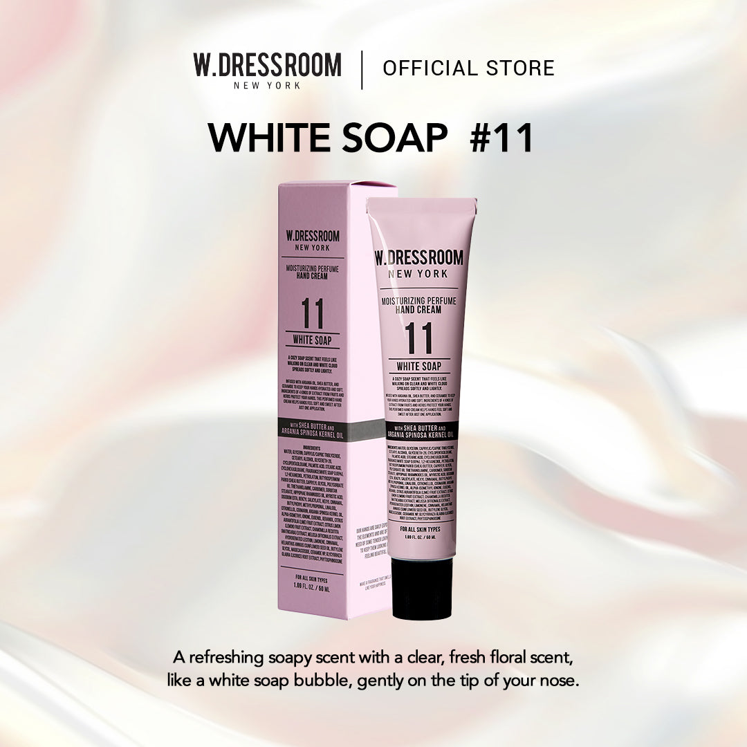 W DRESSROOM Krim Tangan No. 11 Sabun Putih (50ml)