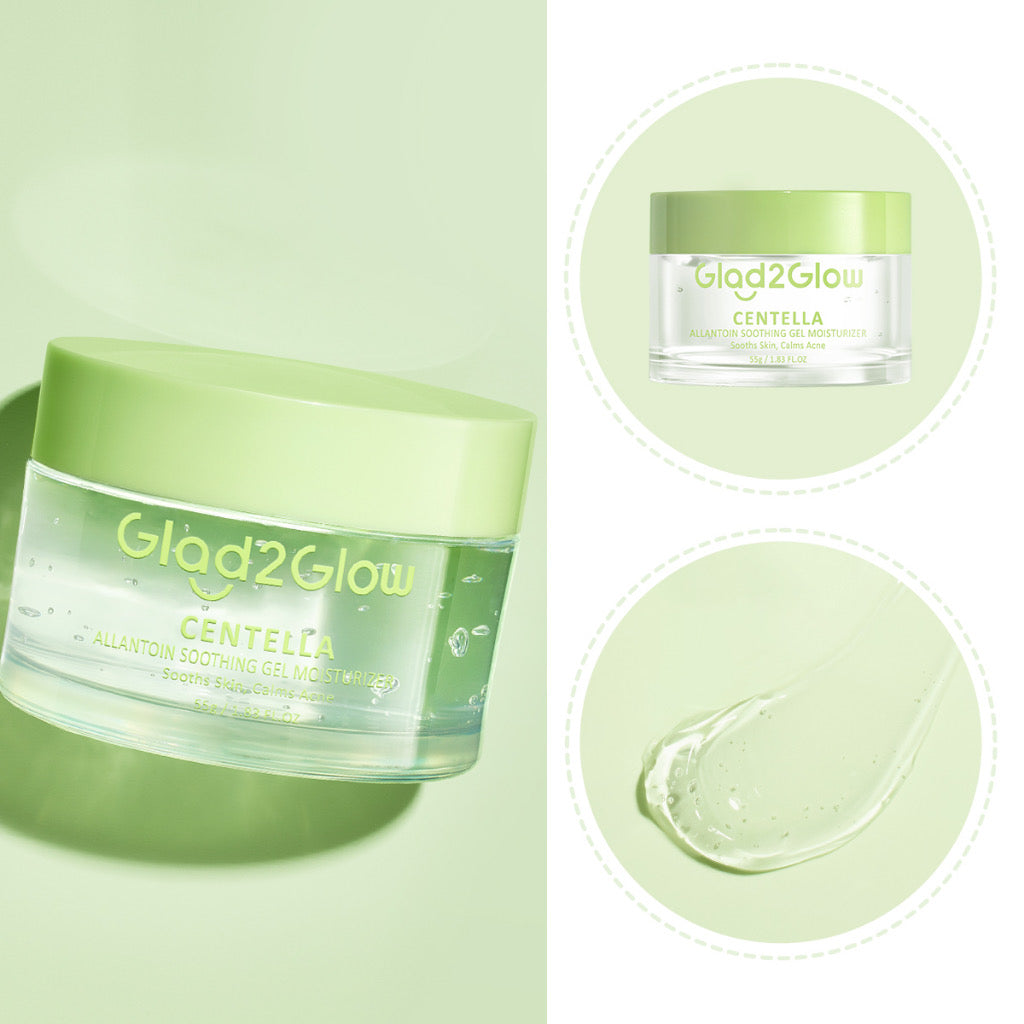 Glad2Glow Centella Allantoin Soothing Gel Moisturizer | 55 g