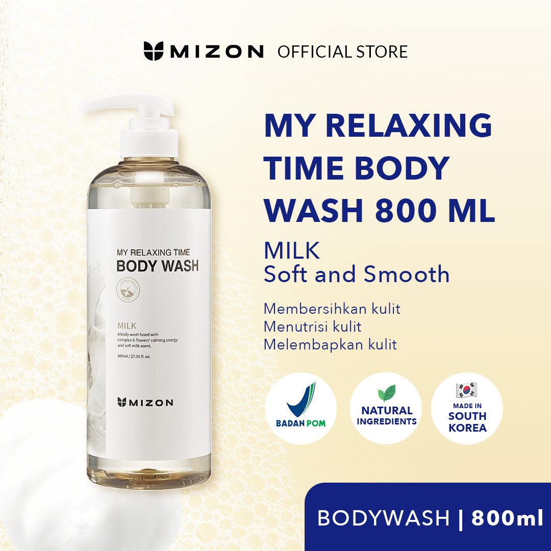 Mizon My Relaxing Time Body Wash [Milk]