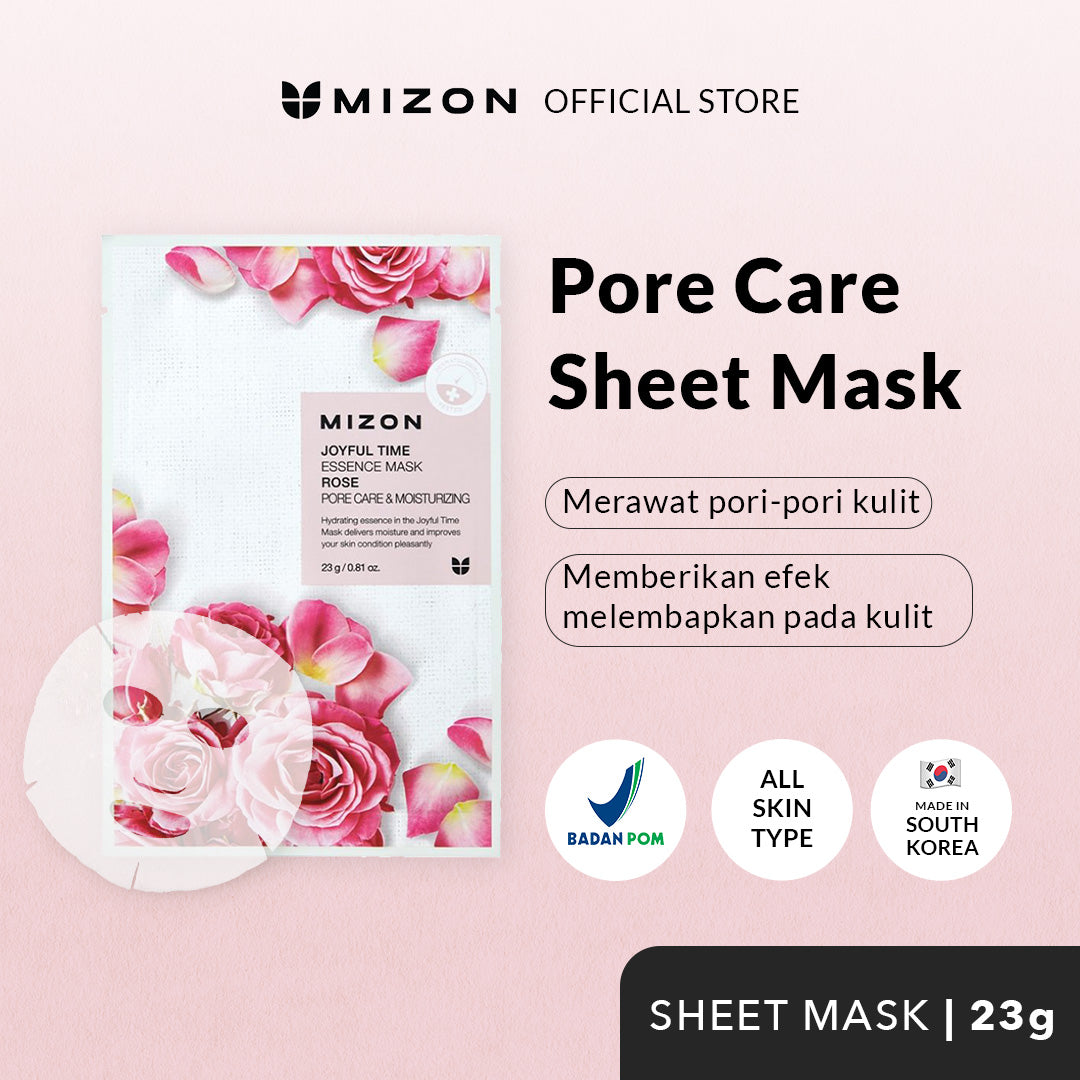 Mizon Joyful Time Essence Mask-Rose