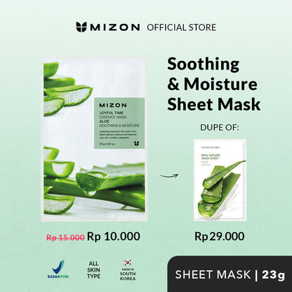 Masker Esensi Mizon Joyful Time-Aloe