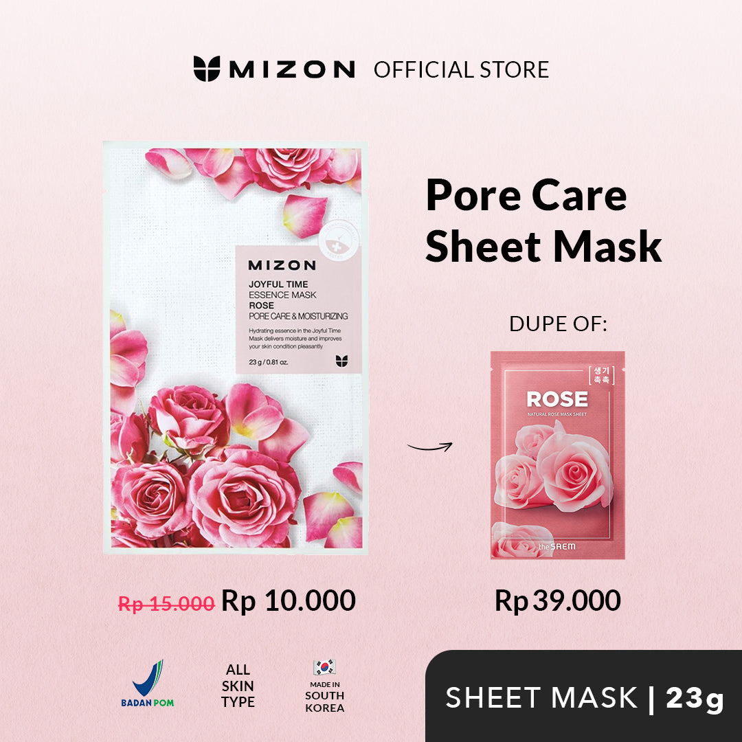 Mizon Joyful Time Essence Mask-Rose