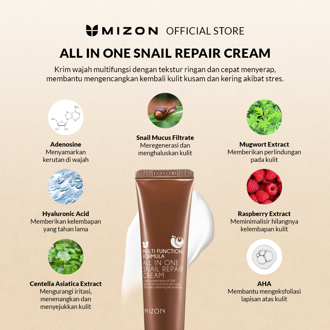 Mizon Krim Perbaikan Siput All In One 35 Ml