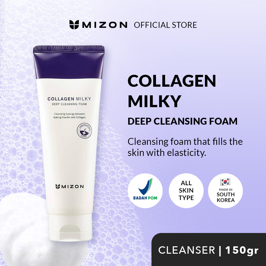 Mizon Collagen Milky Deep Cleansing Foam