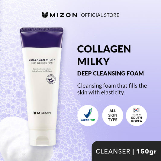 Mizon Collagen Milky Deep Cleansing Foam