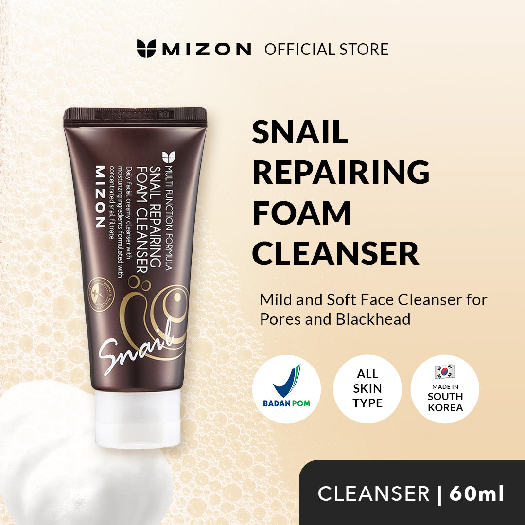 Mizon Snail Repairing Foam Cleanser 60 Ml