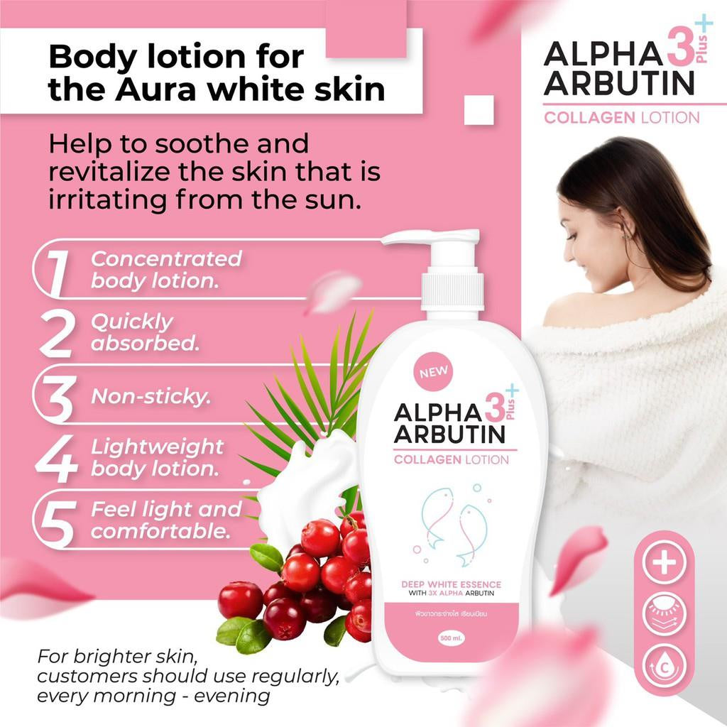 PRECIOUS SKIN Alpha Arbutin 3 Plus Collagen Whitening Lotion 500 ml