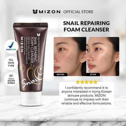 Mizon Snail Repairing Foam Cleanser 60 Ml