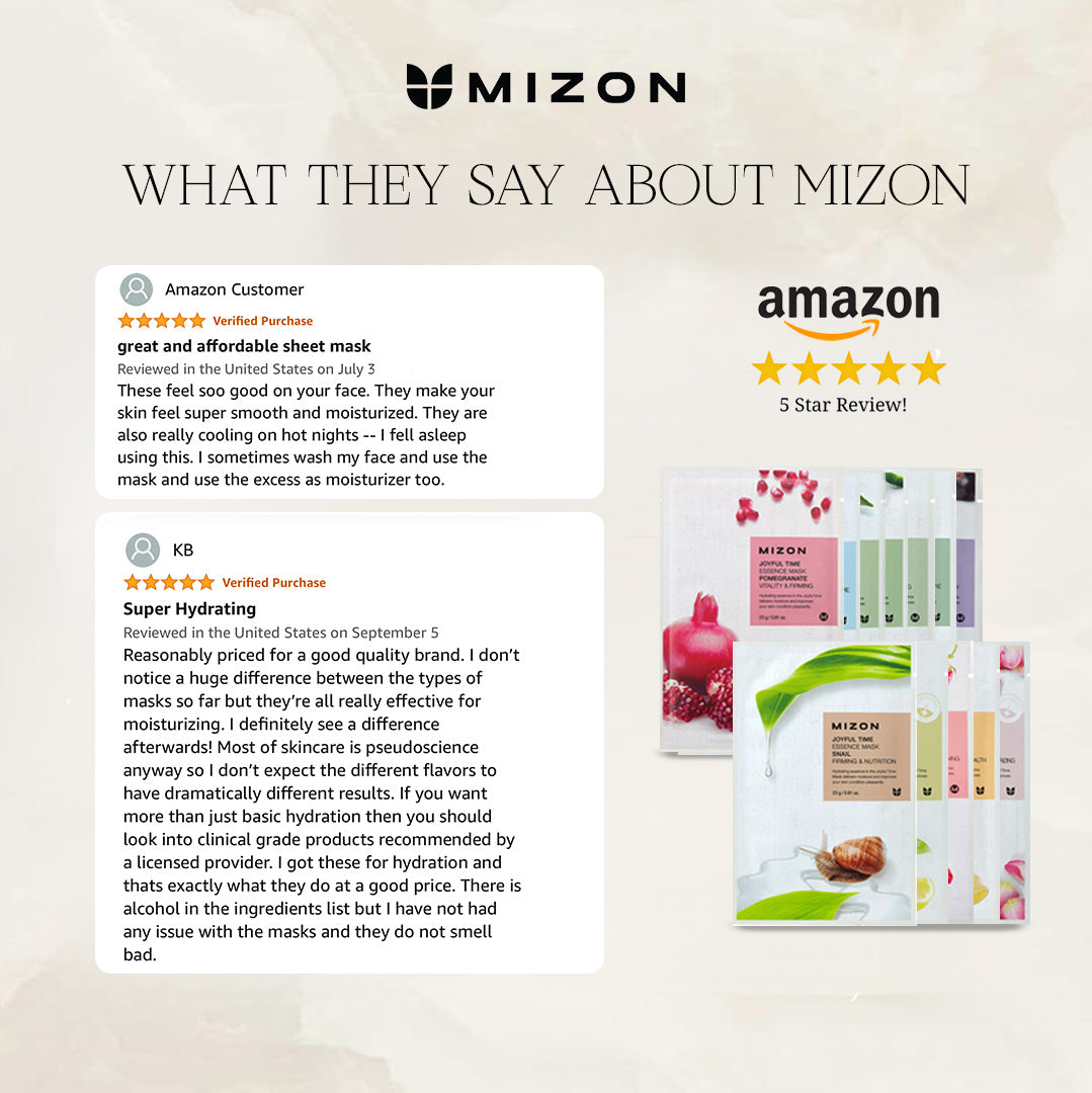 Mizon Joyful Time Essence Mask - Bamboo