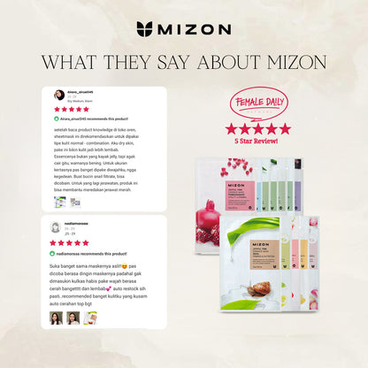 Mizon Joyful Time Essence Mask - Green Tea