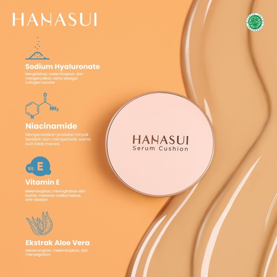 Hanasui Serum Cushion Warm Sand 9