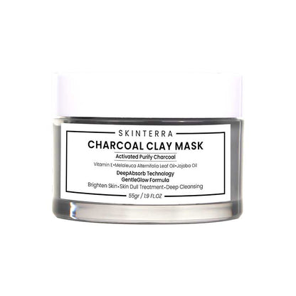 Skinterra Activated Charcoal Clay Mask 55g