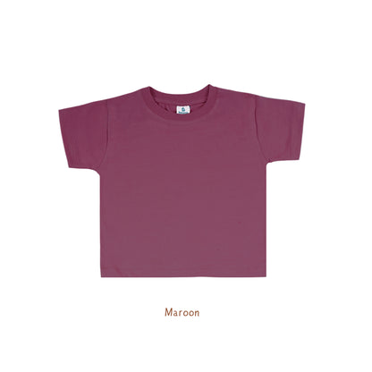 Booyah Baby & Kids Kaos Anak - Basic Tee Maroon (1 Years)