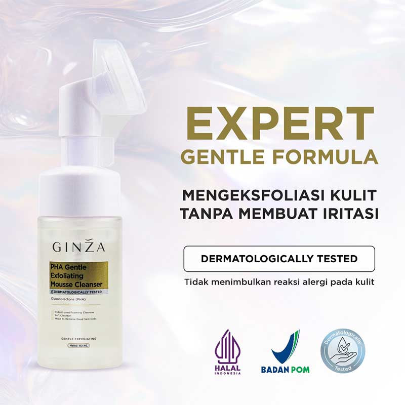 Ginza Gentle Exfoliating Mousse Cleanser 110ml