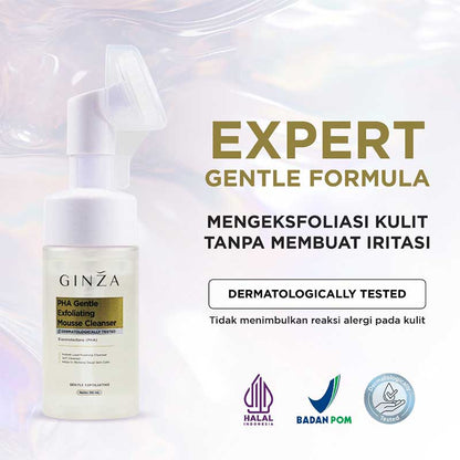 Ginza Gentle Exfoliating Mousse Cleanser 110ml