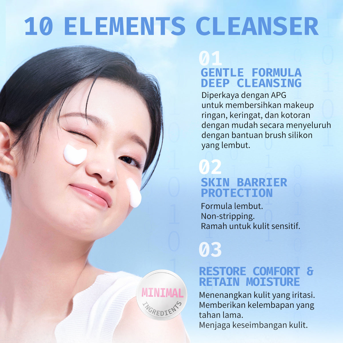 BARENBLISS 10 Elements! Amino Acid Rich Foam Cleanser