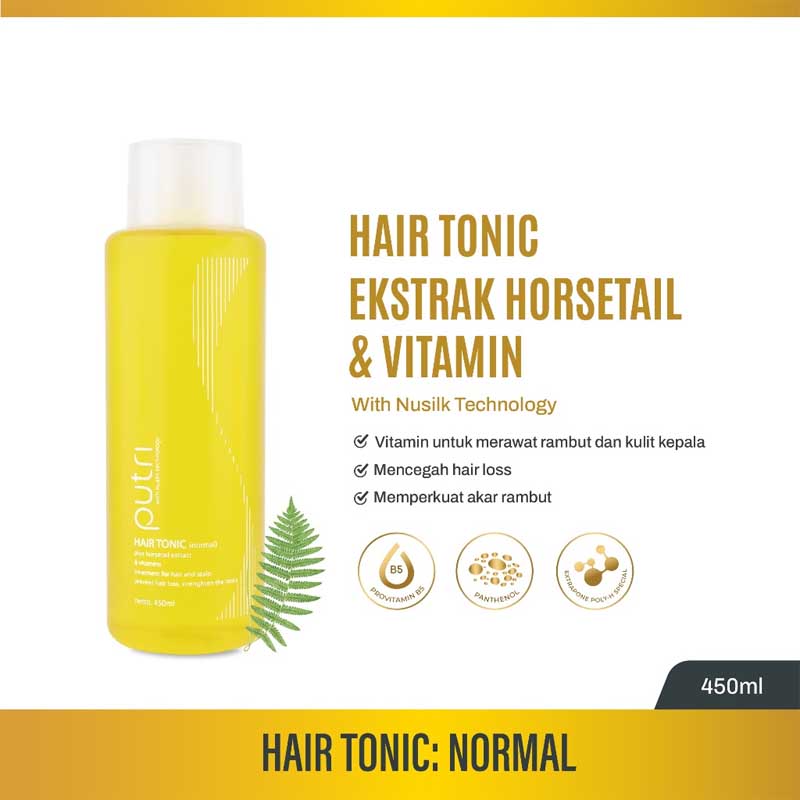 Putri With Nusilk Technology Hair Tonic Normal 450ml