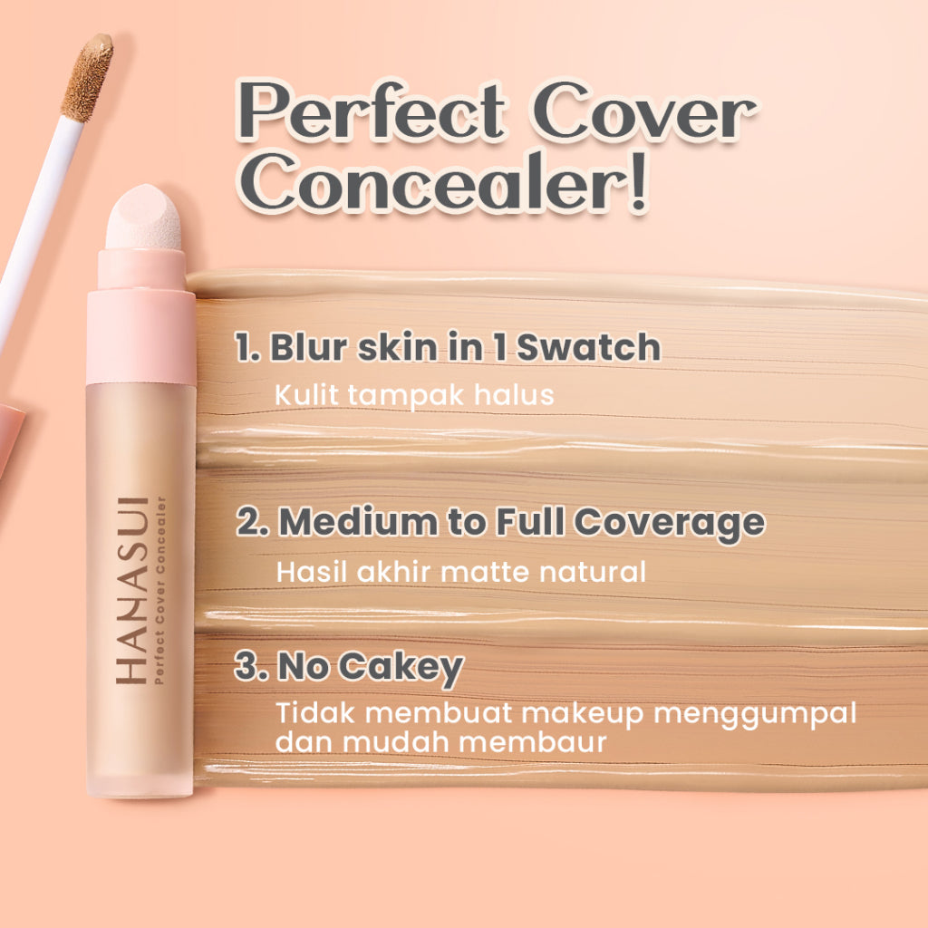 HANASUI Perfect Cover Concealer Ivory 02 | 4.5 gr