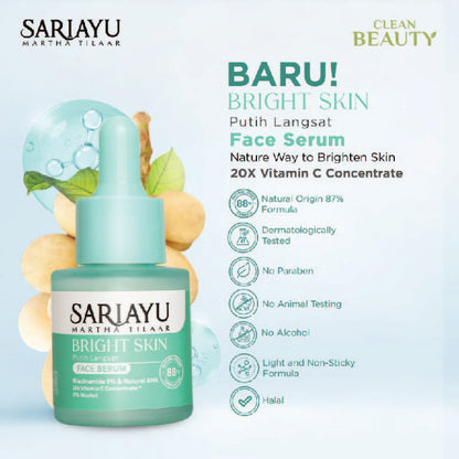 SARIAYU BRIGHT SKIN PUTIH LANGSAT FACE SERUM | 20ml