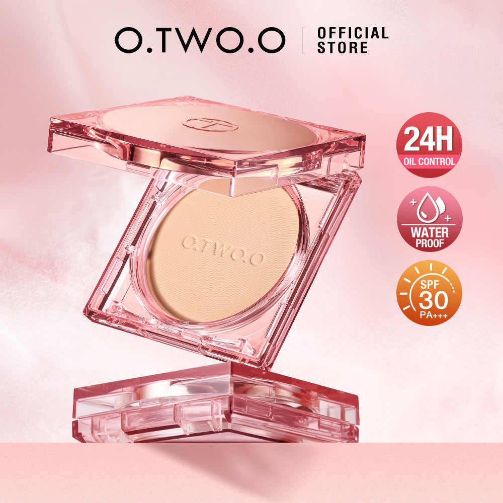 O.TWO.O Face Powder Oil Control long Lasting 24H Locking makeup face 01 NATURAL IVORY (for natural fair skin tones)