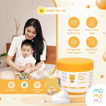 MoMaMi Bouncy Baby Yogurt - Lotion & Cream Bayi 200ml