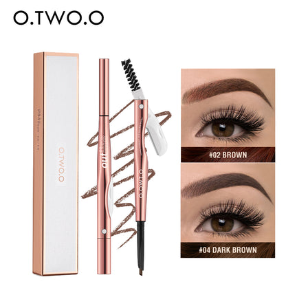 O.TWO.O Natural Soft Mist 3-in-1 Eyebrow Pencil 01 Grey