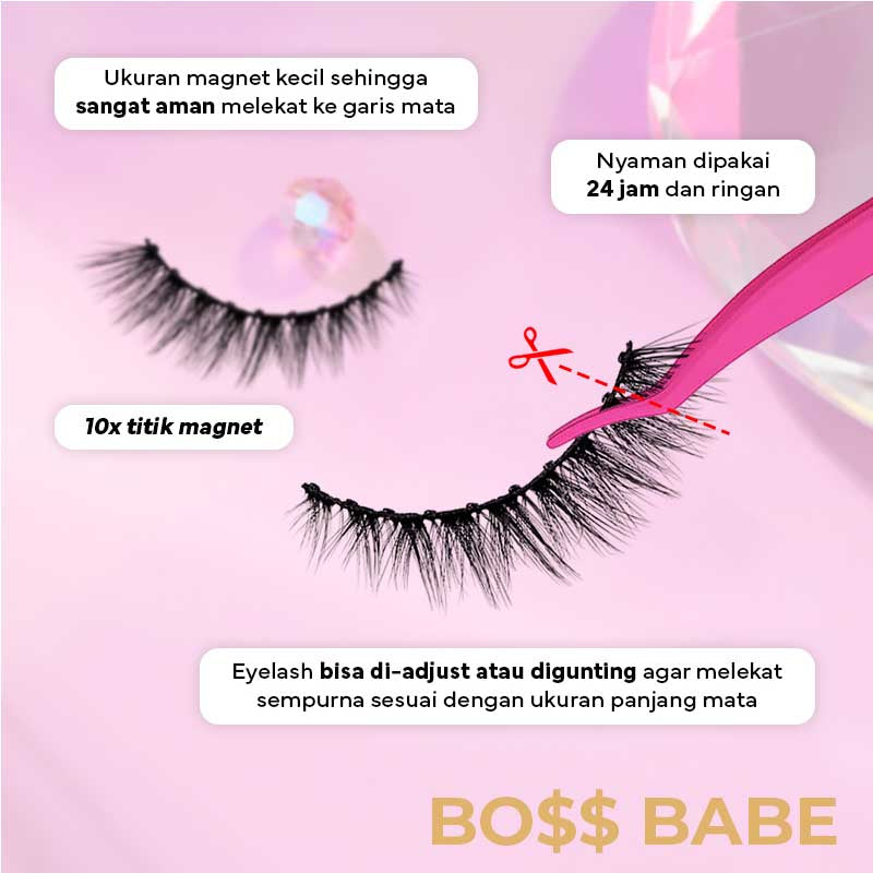 Yvenetic Magnetic Eyelash Bo$$ Babe (Natural Series) 0.5g