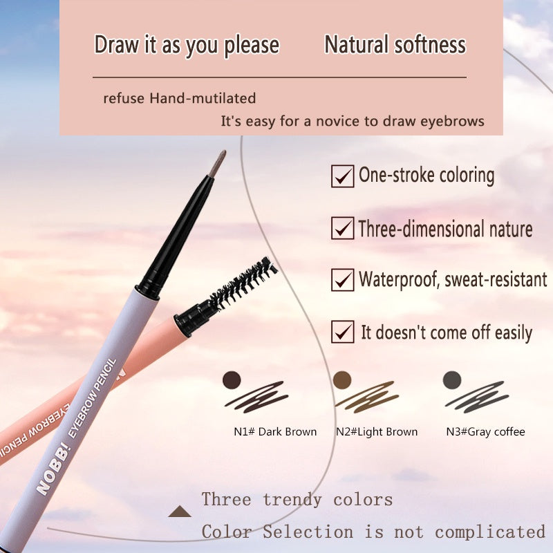 NOBB Trendy Eyebrow Pencil Lasting Color Super Fine N2 20gr