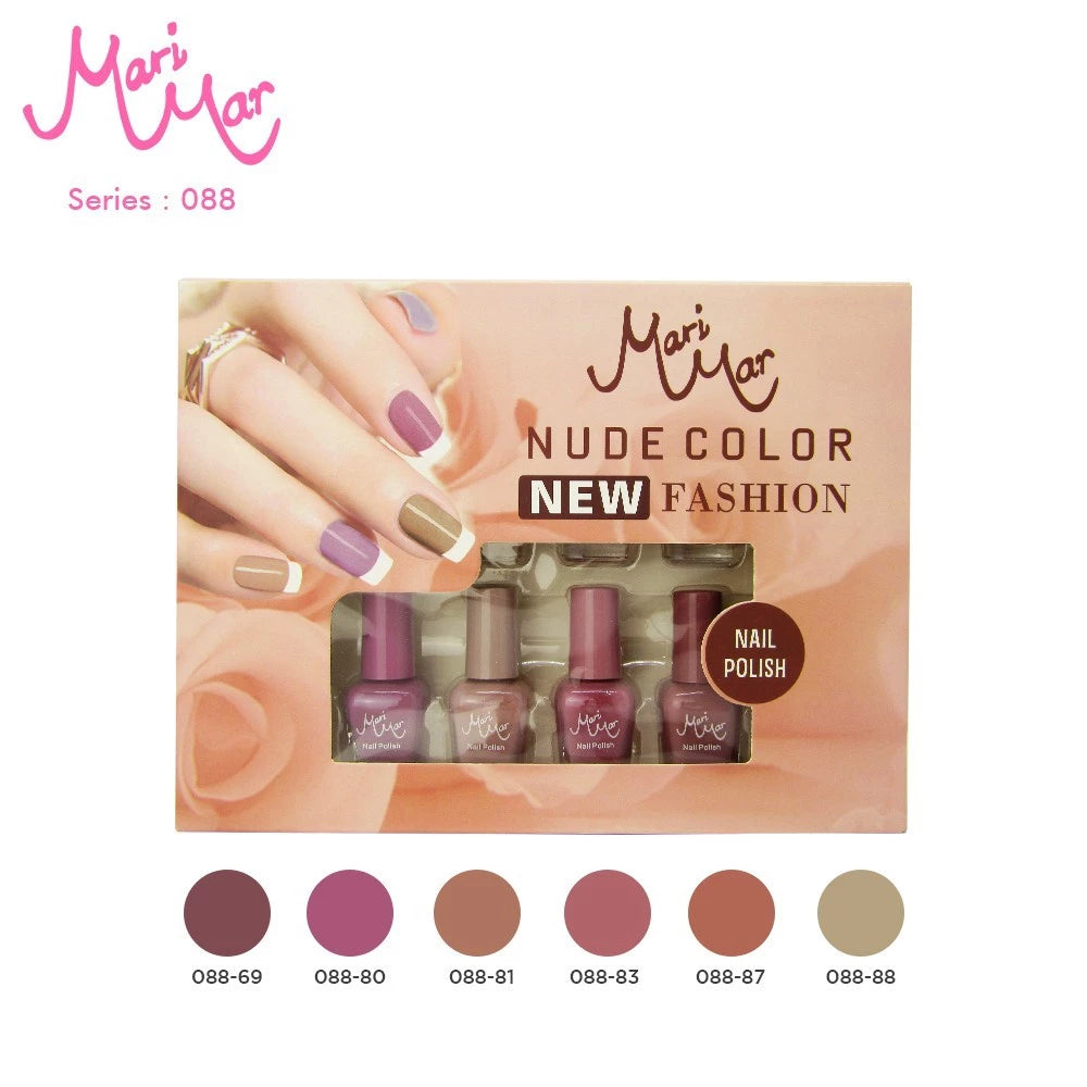 Marimar Nail Polish Kode : 088 Nude Color isi 12 | 96 ml