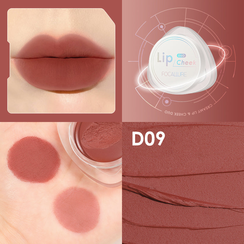 Focallure Creamy Lip & Cheek Duo FA266 #D09