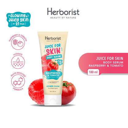 HERBORIST Juice For Skin Body Serum Raspberry Tomato 180ml