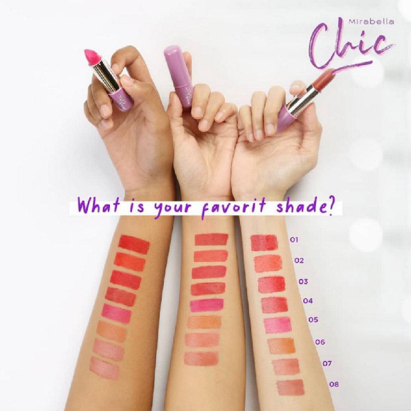 Mirabella Chic Colormoist Lipstick 04 | 3.6gr